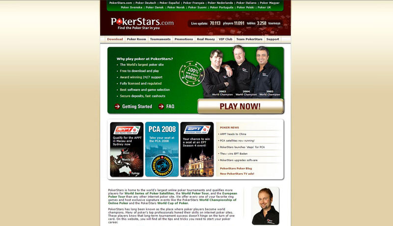 PokerStars October 2007